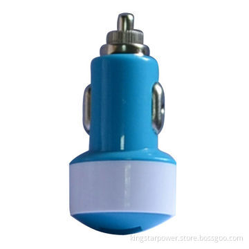 Wireless USB mobile phone charger, mini size, single USB, 5V 1A, dual color contrasting, use for car